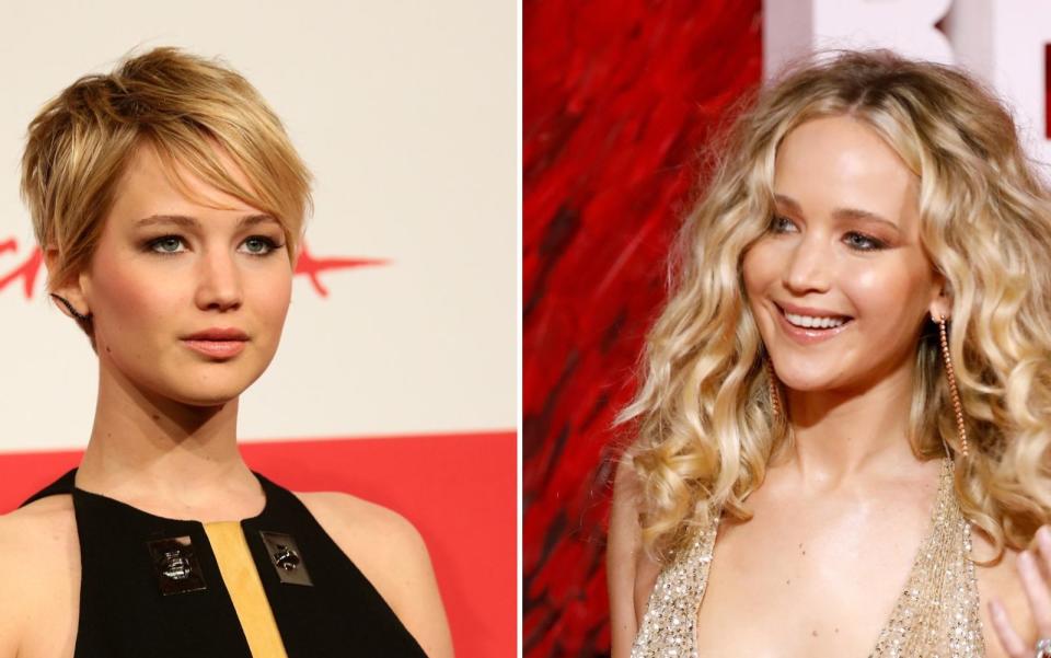 Neue Rolle? Privater Umbruch? Nö. Für ihren Pixie-Cut hatte Jennifer Lawrence 2013 eine pragmatische Erklärung: "Ich hab mir die Haare zuvor schulterlang schneiden lassen und sie sind dann ganz furchtbar rausgewachsen", erklärte sie in einen Fan-Chat. Außerdem seien ihre Haare vom vielen Färben kaputt gewesen: "Sie konnten nicht hässlicher werden". (Bild: Vittorio Zunino/Tristan Fewings/Getty Images)