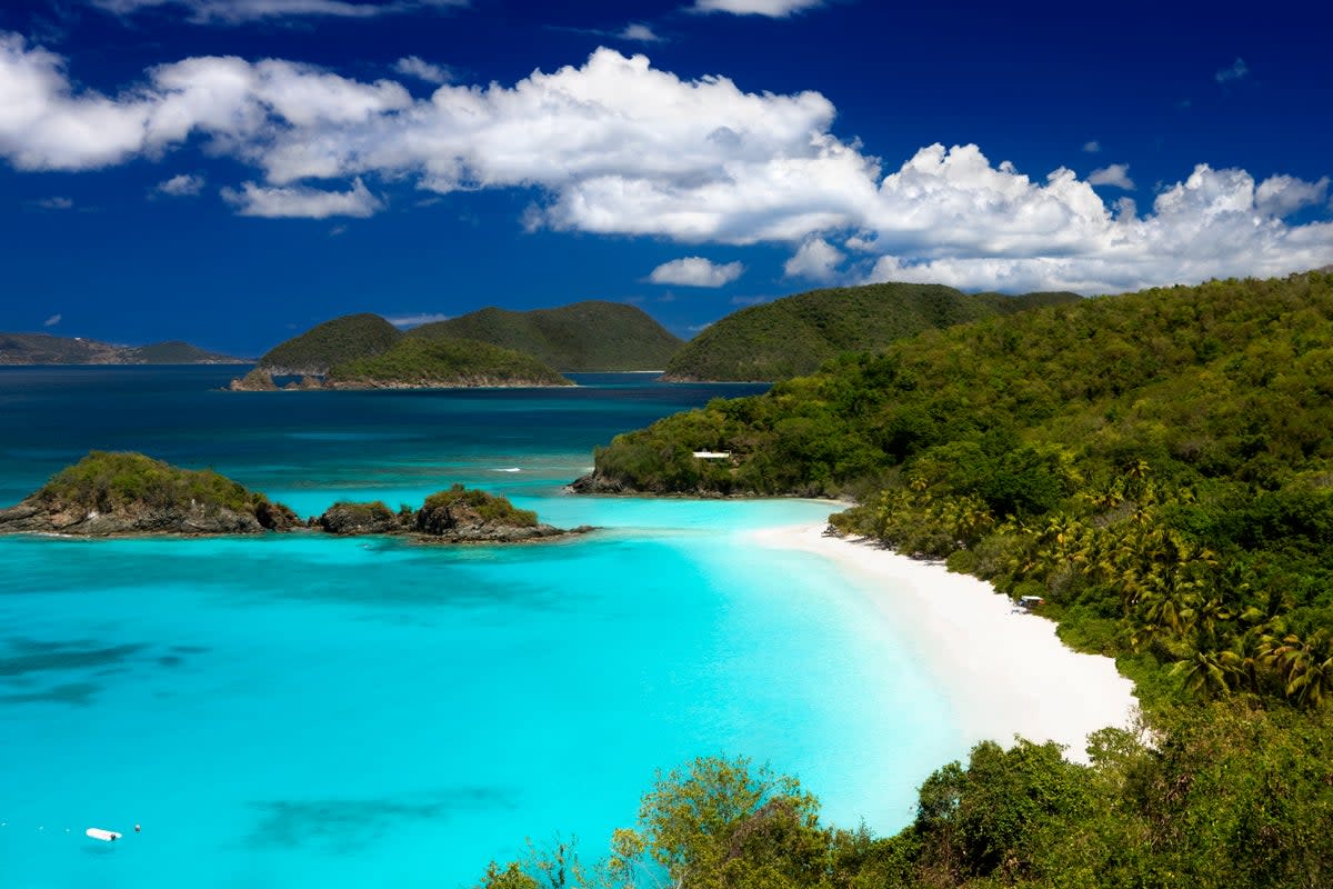 Trunk Bay beach in Saint John is one of the world’s best (Getty Images)