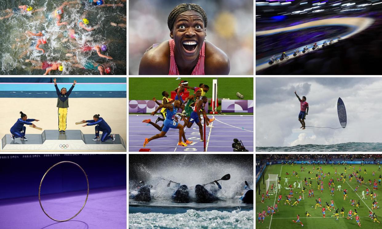 <span>Some of our favourite pictures from the 2024 Olympics.</span><span>Composite: Guardian Picture Desk</span>