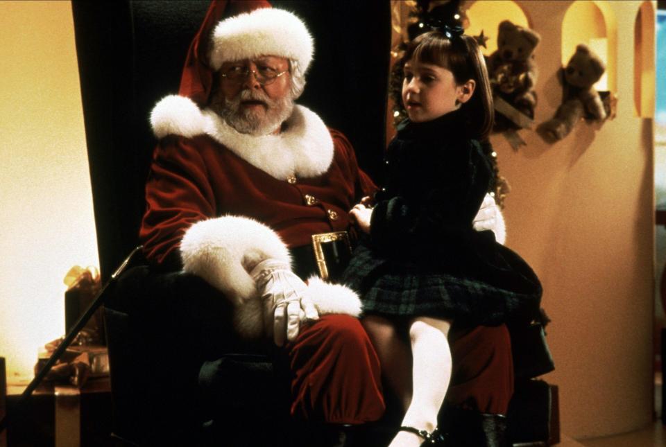 Richard Attenborough and Mara Wilson in 1994's Miracle on 34th Street. (Alamy)