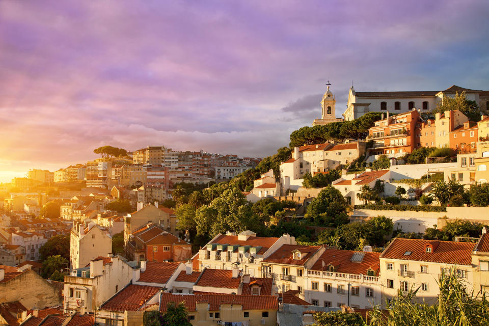 Aerial view of Portugal