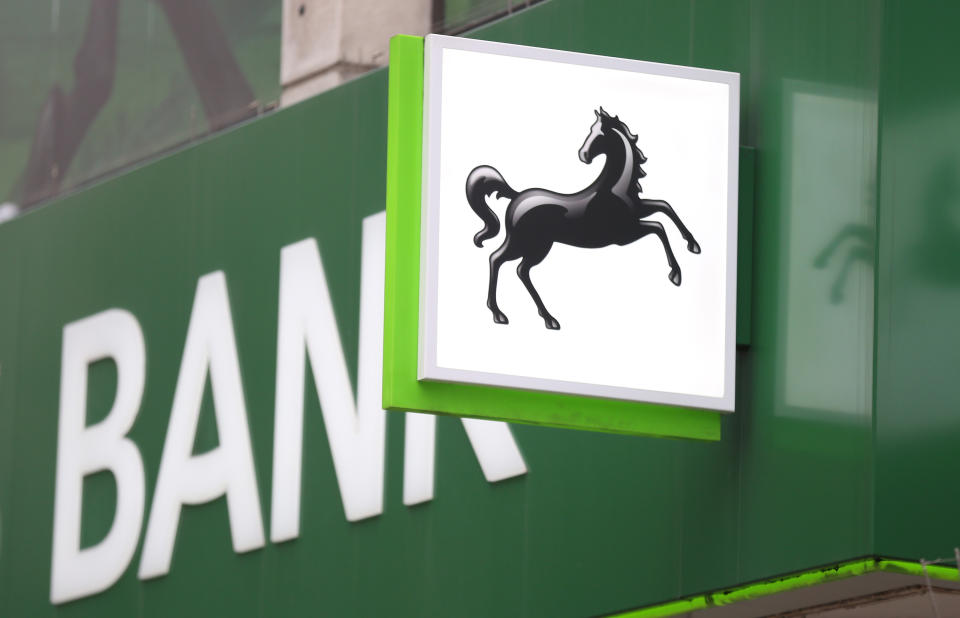 A logo sign outside of a Lloyds Bank branch in London. Picture dated: Wednesday January 23, 2019. Photo credit should read: Isabel Infantes / EMPICS Entertainment.