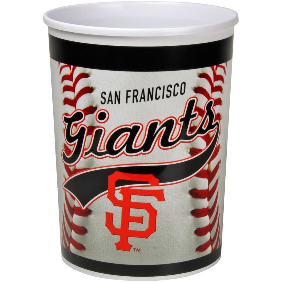 San Francisco Giants Plastic Baseball Wastebasket