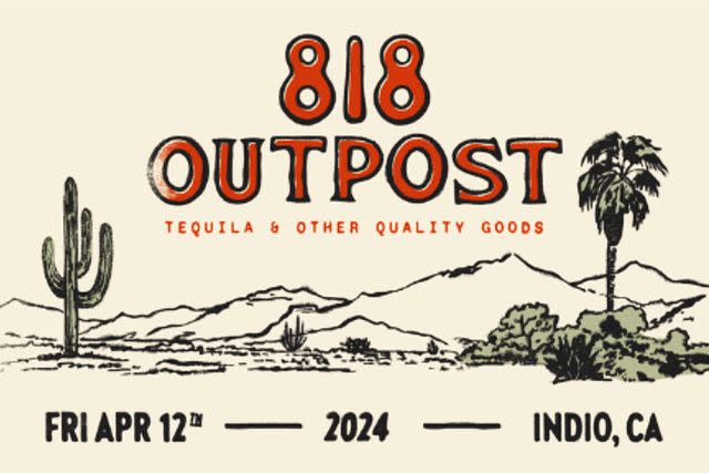 <p>818 Tequila</p> 818 Outpost Coachella 2024 flyer.