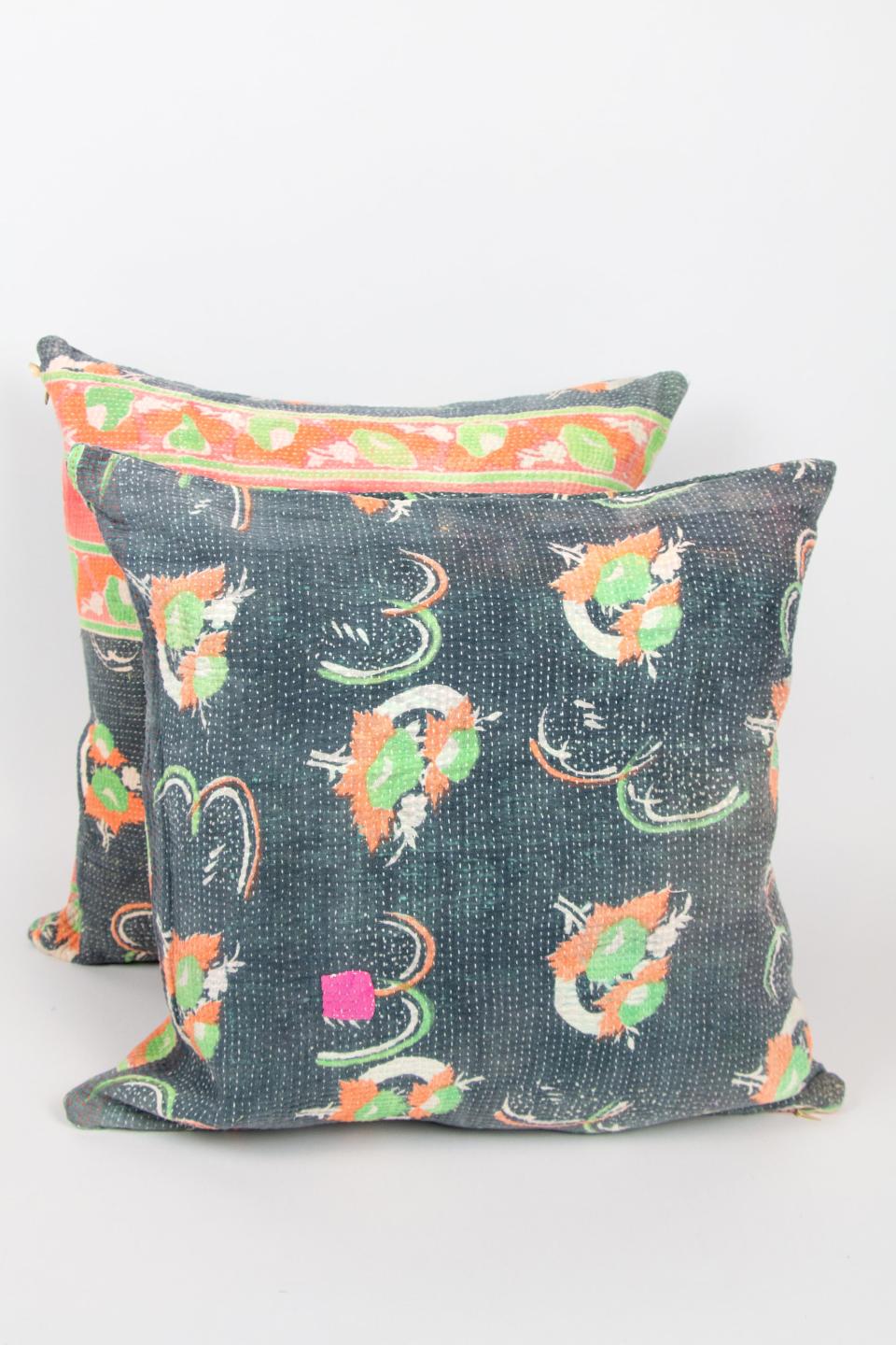 <p><a href="https://go.redirectingat.com?id=74968X1596630&url=https%3A%2F%2Frentrayage.com%2Fproducts%2Fauntie-oti-navy-peach-sari-pillow-case&sref=https%3A%2F%2Fwww.housebeautiful.com%2Fshopping%2Fg60401333%2Fshop-and-tell-sustainable-brands%2F" rel="nofollow noopener" target="_blank" data-ylk="slk:Shop Now;elm:context_link;itc:0;sec:content-canvas" class="link ">Shop Now</a></p><p>Auntie Oti Kantha Pillow Cases</p><p>rentrayage.com</p><p>$165.00</p>