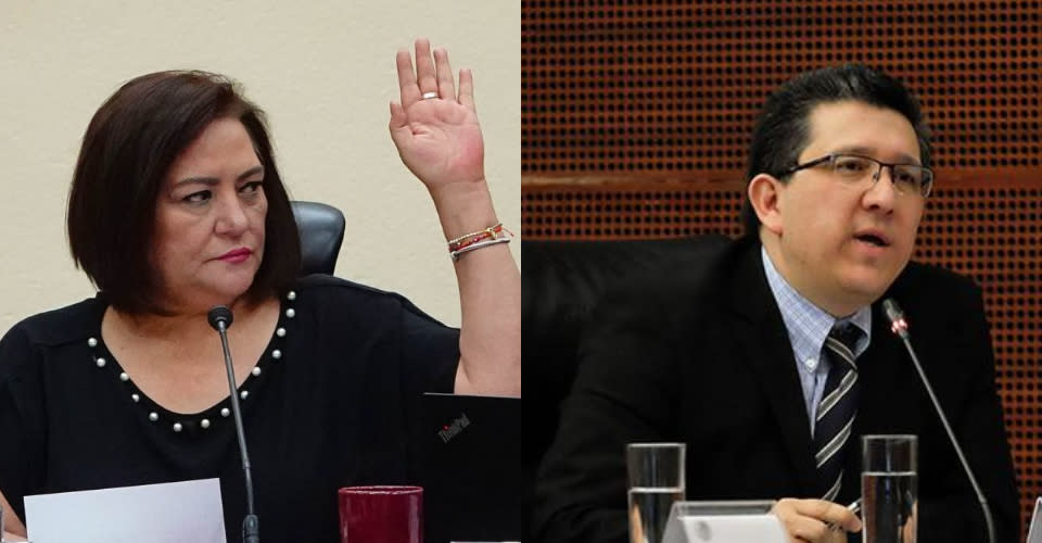 Flavio Cienfuegos, exfuncionario denunciado en el IMSS, es la nueva mano derecha de Guadalupe Taddei en el INE. Foto: Cuartoscuro e IMSS
