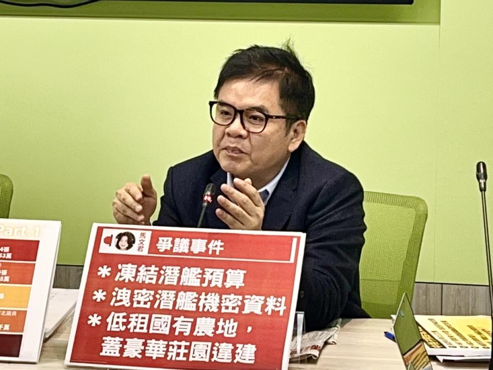 民進黨立院黨團書記長莊瑞雄對柯文哲仍自稱「深綠」不如繼續投民進黨。   圖：金大鈞/攝