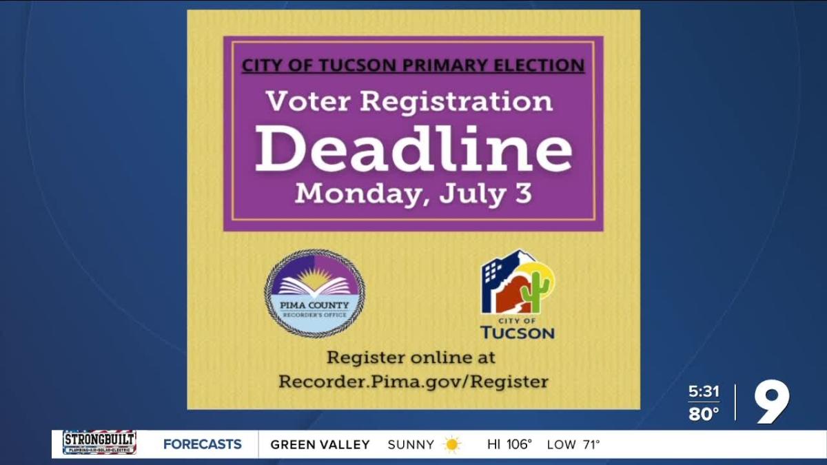 Voter Registration closing for Tucson elections