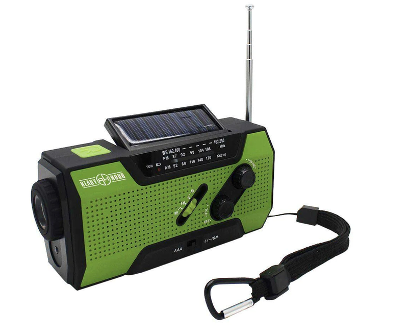 A radio and flashlight for all of your blackout needs. 