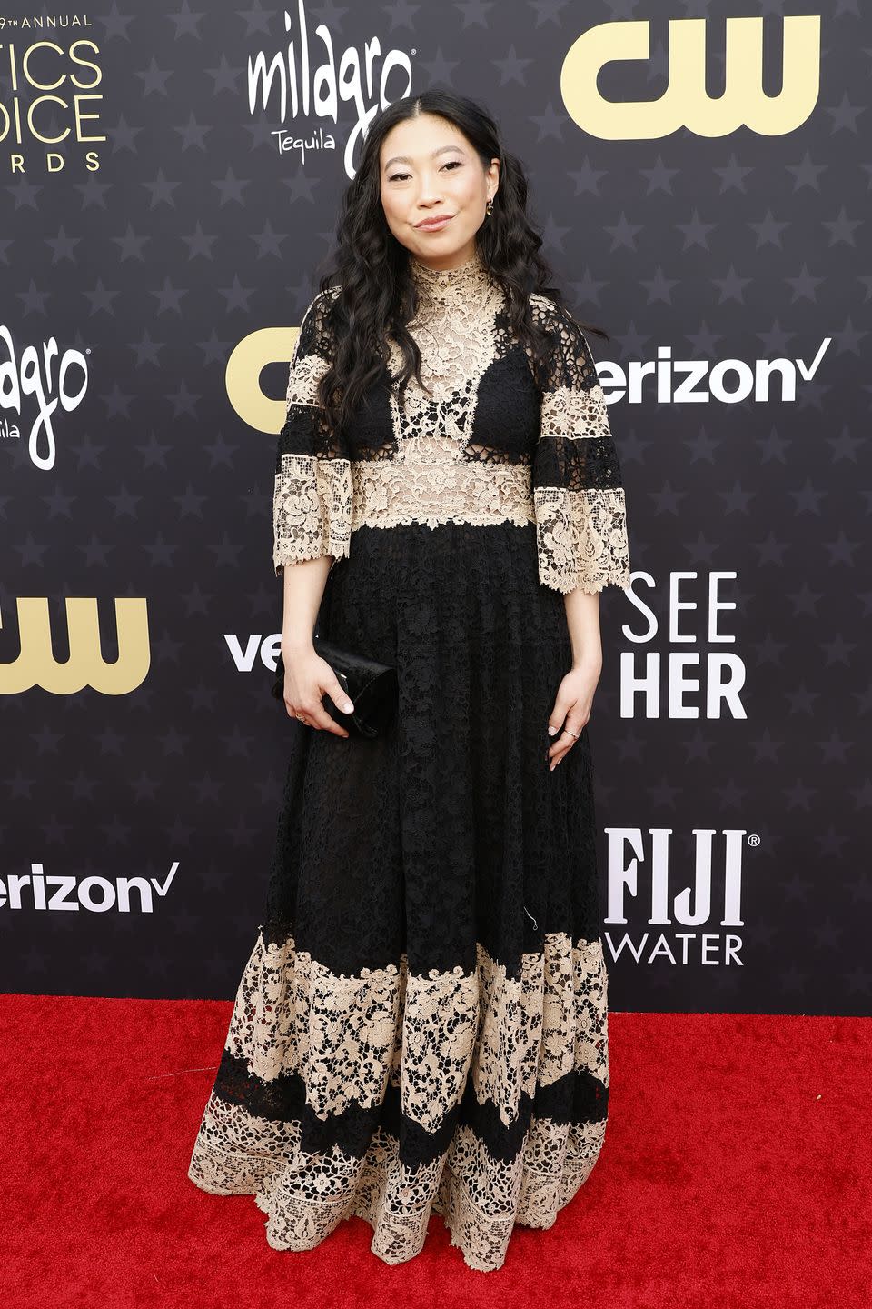 santa monica, california january 14 awkwafina attends the 29th annual critics choice awards at barker hangar on january 14, 2024 in santa monica, california photo by frazer harrisongetty images