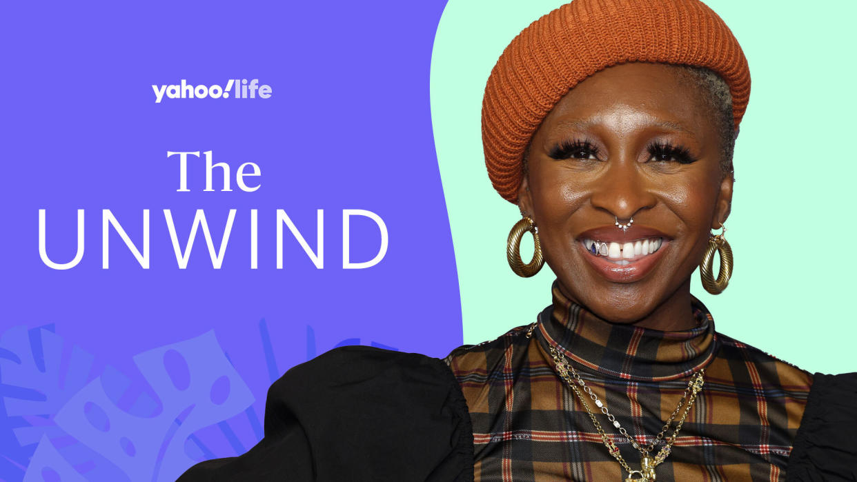 Cynthia Erivo talks fitness and mental health. (Photo: Getty; designed by Quinn Lemmers)