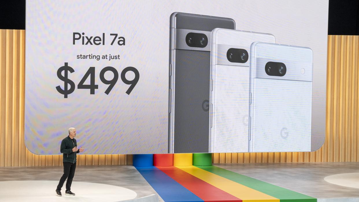  Pixel 7a launch at Google I/O 2023. 