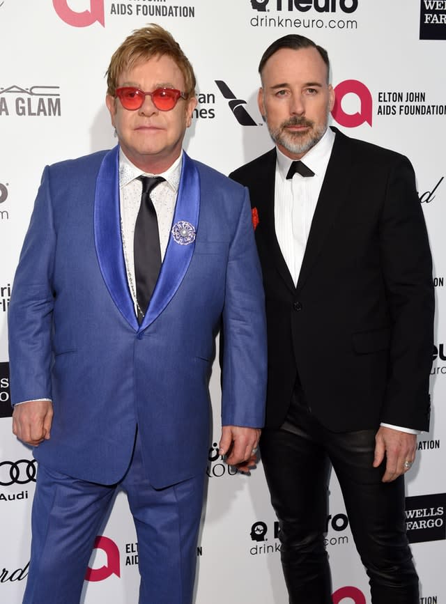 Sir Elton John and David Furnish