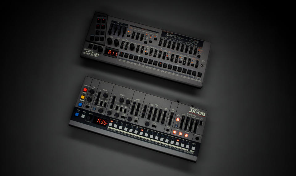 Roland replicates more classic synths with the JD-08 and JX-08 sound modules