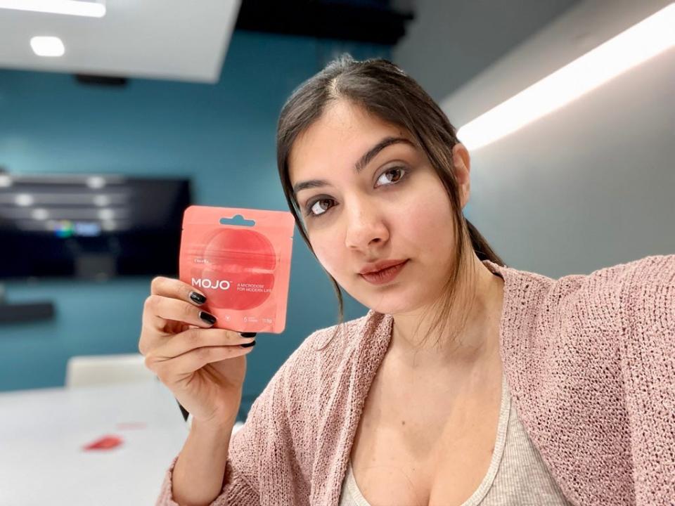 Reporter Allana Akhtar takes Gwella functional mushroom gummy