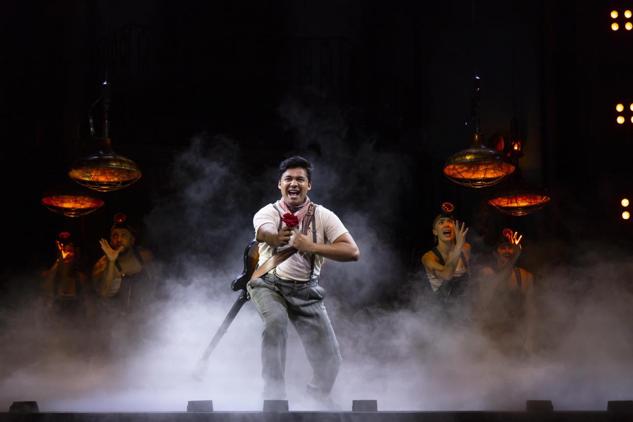 "Hadestown" is a sung-through musical, so there is almost no spoken dialogue.