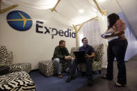 <p>Work-life balance rating: 4.3. Employees say: “Expedia is one of the best places I’ve worked, it have a great life-work balance and amazing benefits. Here you have the opportunity to work with people from all around the world.”<br> (AP Photo/Elaine Thompson, File) </p>