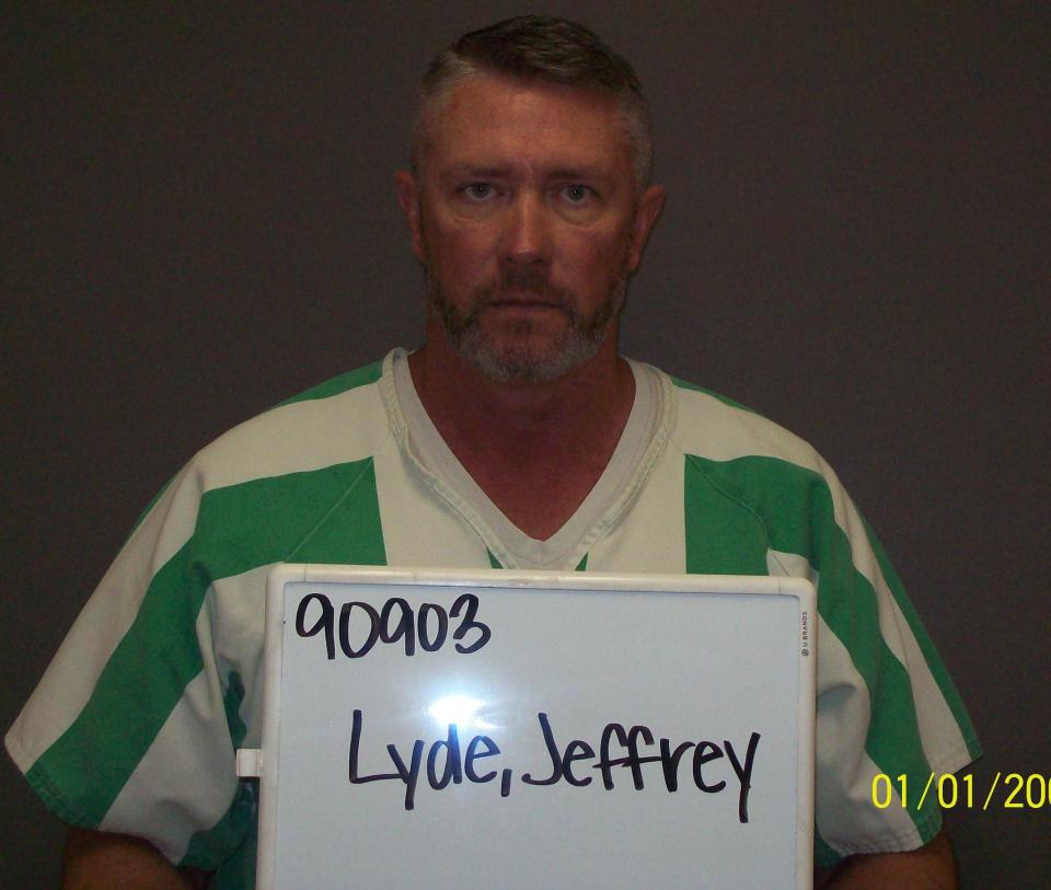 Jeffrey Lyde, former Clay County sheriff, was booked into the Hardeman County Jail in Quanah on Monday, Nov. 27, 2023, to serve a 30-day sentence.