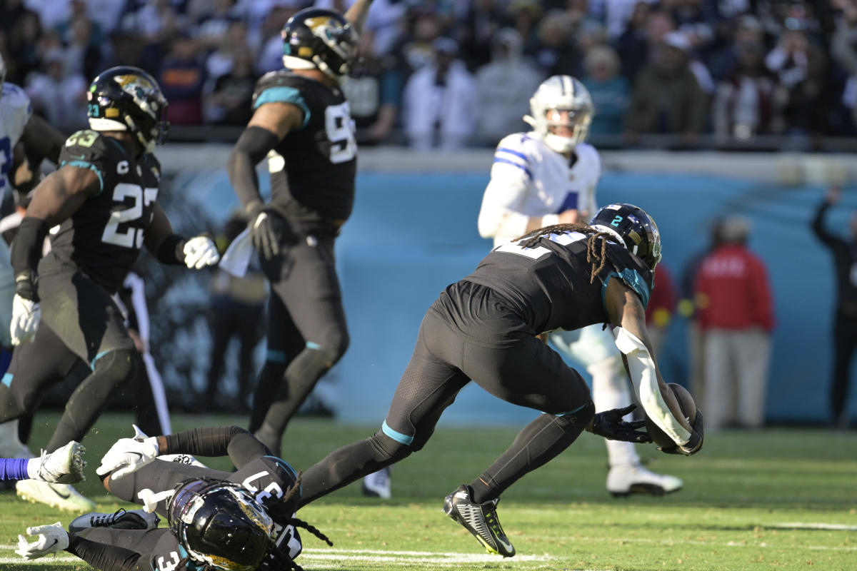 Cowboys blow big lead in OT loss to Jaguars