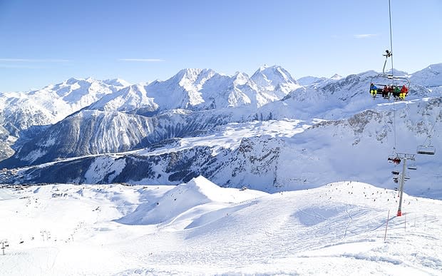 Courchevel's local ski area has 150km of slopes to explore