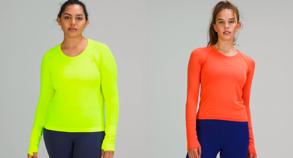 Lululemon shoppers are loving the new shorter length of the Swiftly Tech Long Sleeve Shirt 2.0.