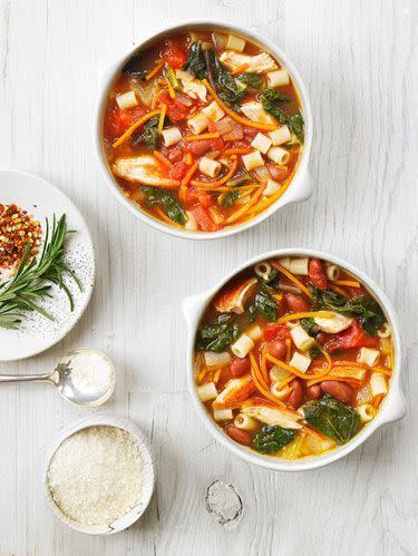 Chicken and Chard Pasta Fagioli