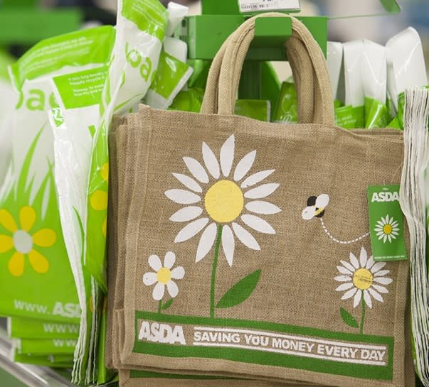 Asda will make a donation to charity for each ‘bag for life’ sold (Asda)