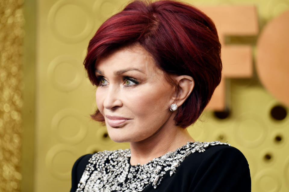 Sharon Osbourne has had a major hair transformation, pictured here in 2019 (Getty)