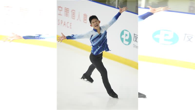 台灣花式滑冰小將李宇翔。（圖／滑冰協會提供）