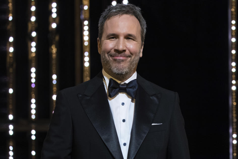 Jury member Denis Villeneuve appears on stage at the opening ceremony of the 71st international film festival, Cannes, southern France, Tuesday, May 8, 2018. (Photo by Vianney Le Caer/Invision/AP)