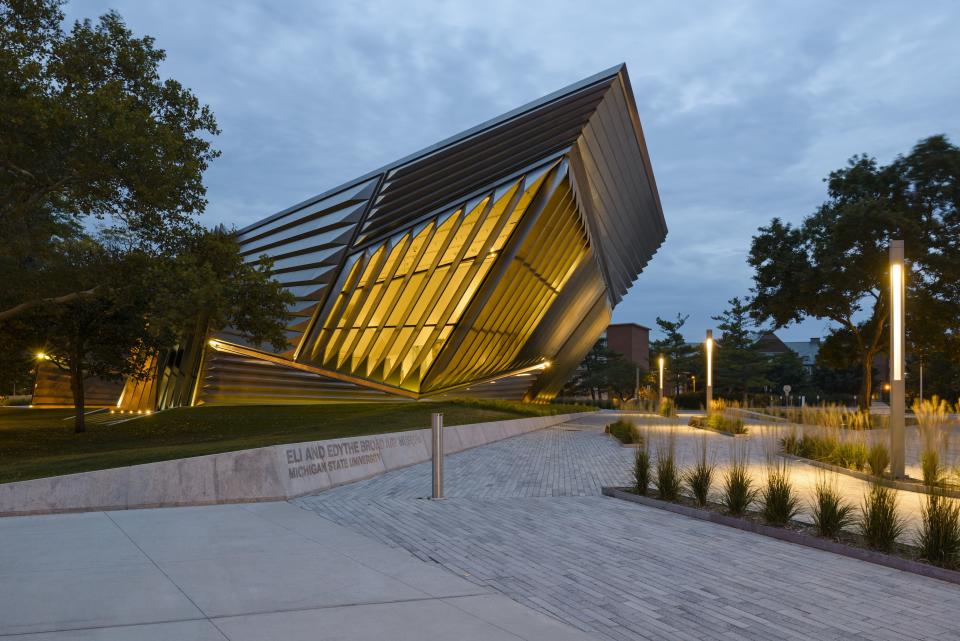 Zaha Hadid’s Eli and Edythe Broad Art Museum at Michigan State University (East Lansing, Michigan)