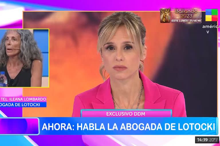 La abogada de Lotocki rompió el silencio tras la muerte de Silvina Luna (Foto: Captura de video)