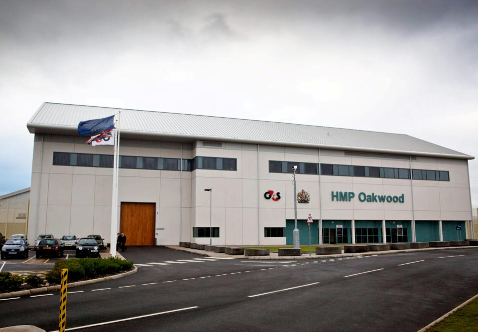 The pair managed to bypass security systems on the telephony system at HMP Oakwood, allowing them to speak hundreds of times on the phone. (SWNS)