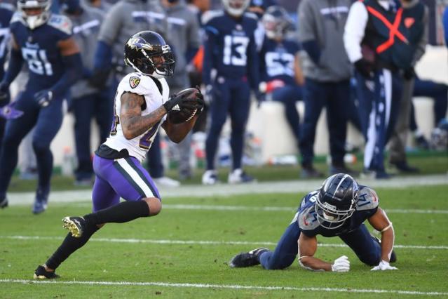 NFL fines Ravens' Marcus Peters spitting at Browns' Jarvis Landry