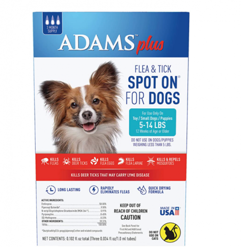 Adams Plus Spot on Flea and Tick Treatment