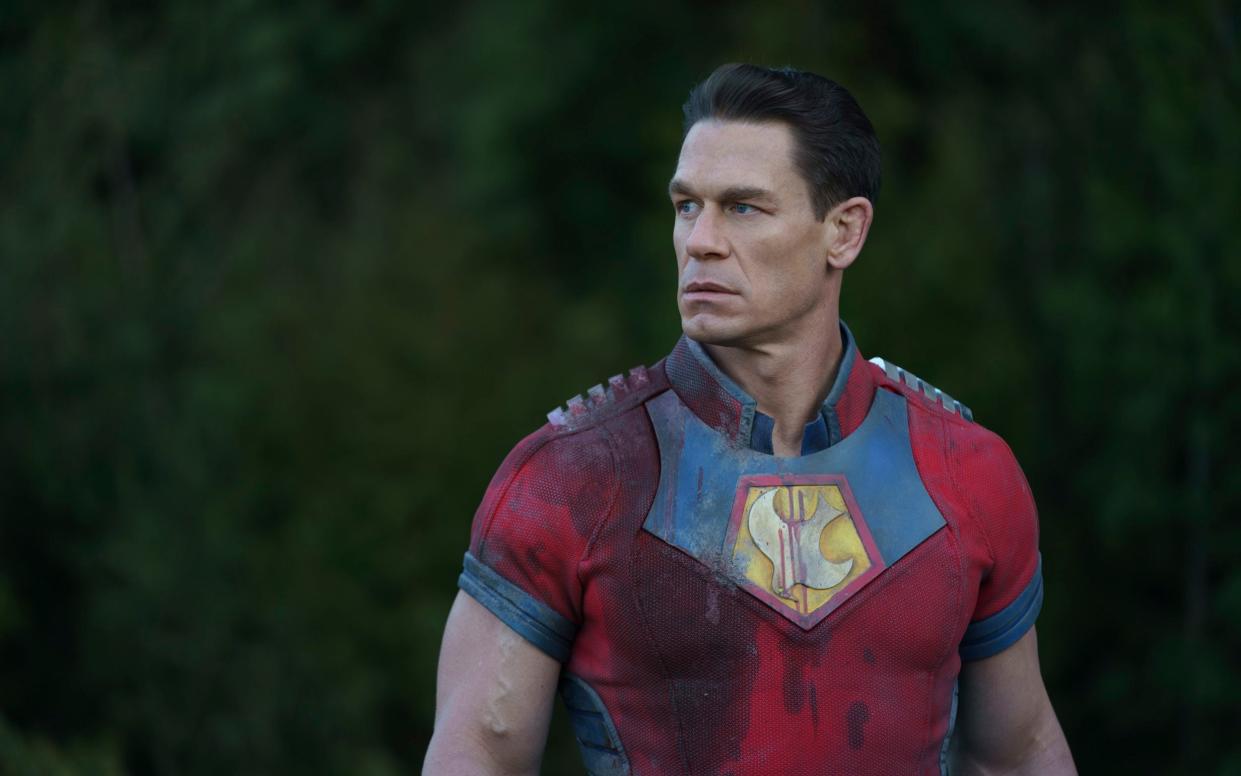 John Cena as the unconventional superhero Peacemaker - HBO