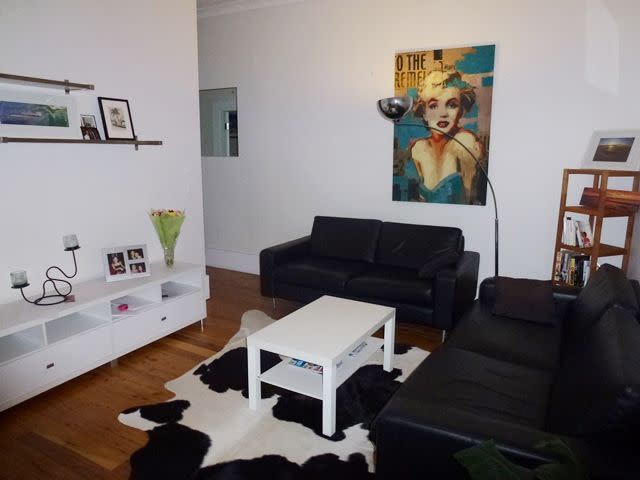 Living room at 2/67 Roscoe Street, Bondi