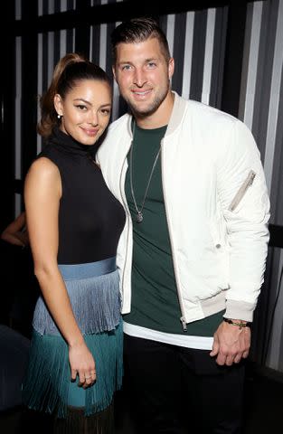 Robin Marchant/Getty Demi-Leigh Nel-Peters and Tim Tebow attend DIRECTV Super Saturday Night 2019 at Atlantic Station on February 2, 2019 in Atlanta, Georgia