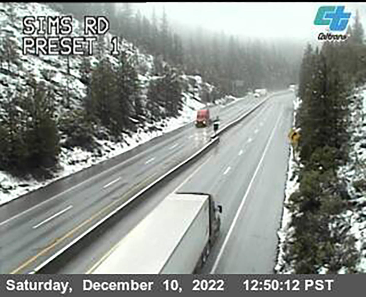 #Storm blowing through California dumps snow in Sierra