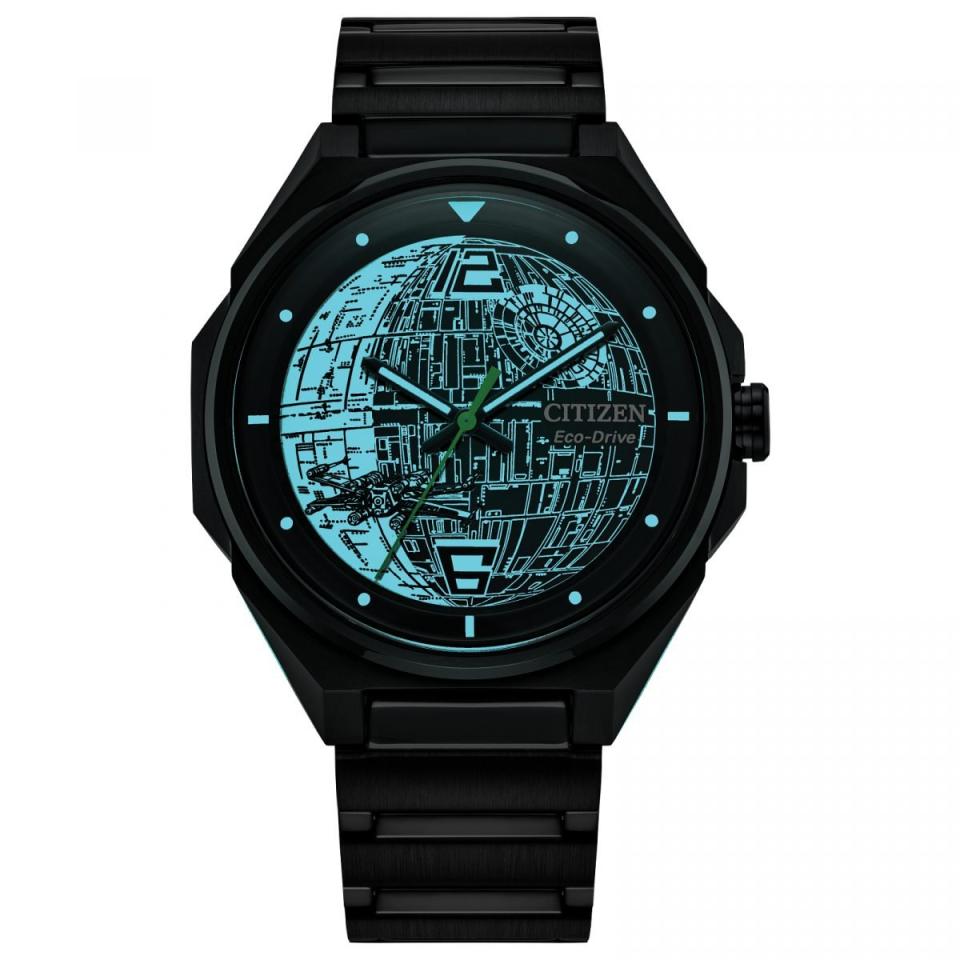 Death Star Star Wars Citizen Watch Glowing