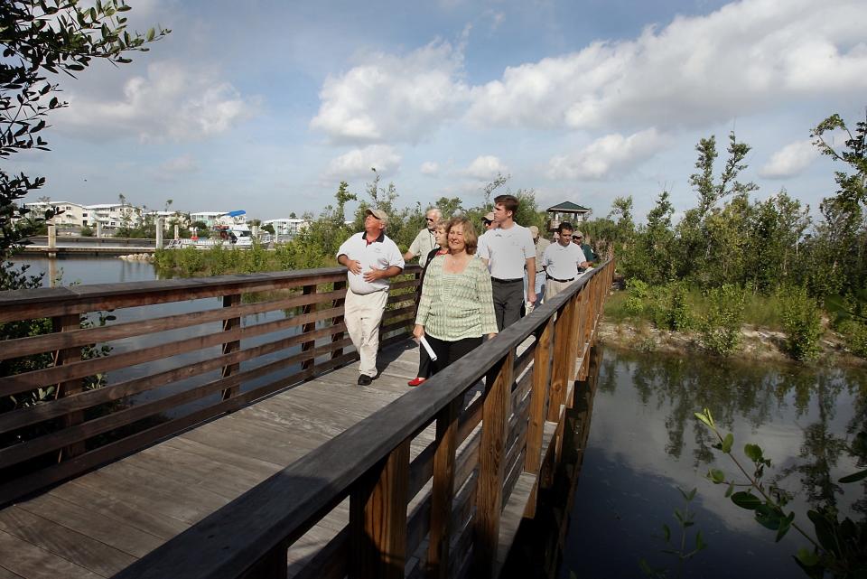 Ocean Ridge Natural Area features a nature trail and boardwalk.