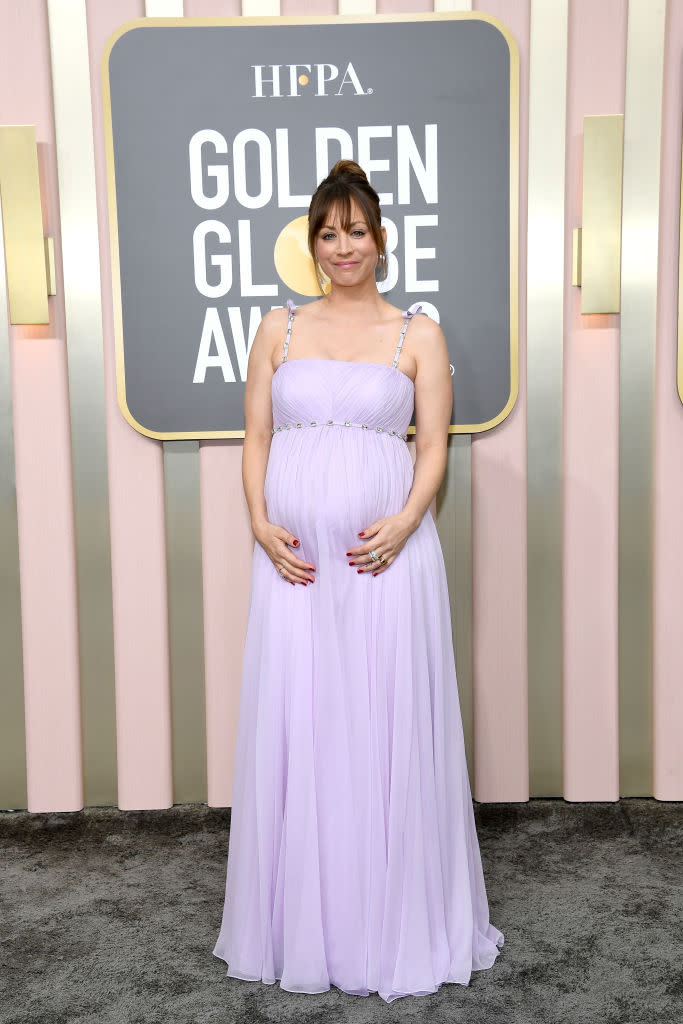 Kaley Cuoco attends the 80th Annual Golden Globe Awards on Jan. 10 at the Beverly Hilton in Beverly Hills, Calif. (Photo: Kevork Djansezian/NBC via Getty Images)