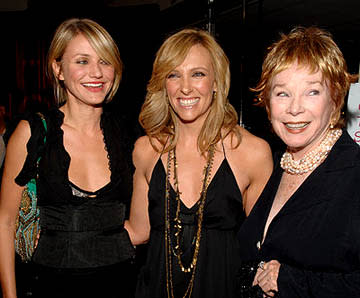 Cameron Diaz , Toni Collette and Shirley MacLaine at the Los Angeles premiere of 20th Century Fox's In Her Shoes