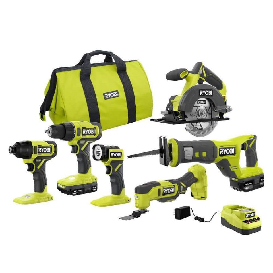 <p><a href="https://go.redirectingat.com?id=74968X1596630&url=https%3A%2F%2Fwww.homedepot.com%2Fp%2FRYOBI-ONE-18V-Cordless-6-Tool-Combo-Kit-with-1-5-Ah-Battery-4-0-Ah-Battery-and-Charger-PCL1600K2%2F317987591&sref=https%3A%2F%2Fwww.autoweek.com%2Fgear%2Fa61487853%2Ffourth-of-july-automotive-car-truck-sales%2F" rel="nofollow noopener" target="_blank" data-ylk="slk:Shop Now;elm:context_link;itc:0;sec:content-canvas" class="link ">Shop Now</a></p><p>Ryobi ONE+ 18V Cordless 6-Tool Combo Kit</p><p>homedepot.com</p><p>$199.00</p>