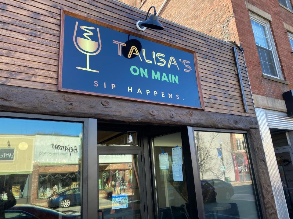 The grand opening for Talisa's on Main wine bar at 65 Main St. in Taunton is scheduled for Thursday, Jan. 4, at 4 p.m.