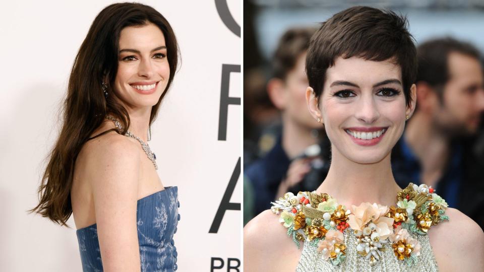 Anne Hathaway's cropped cut