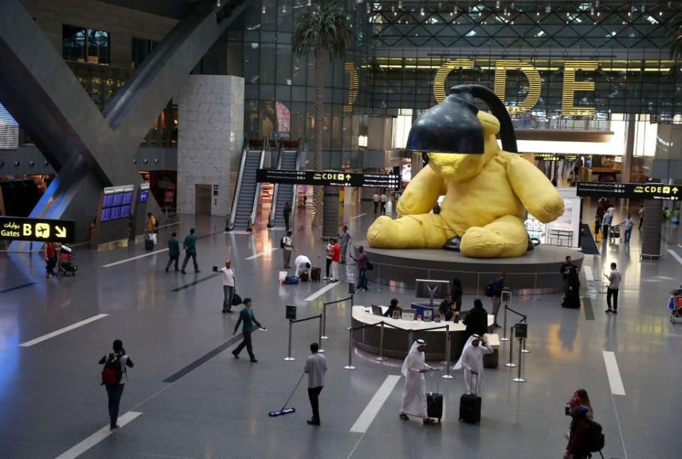 <p>1 – Aéroport International Hamad de Doha, Doha, Qatar : 8,39/10. (crédit Getty) </p>