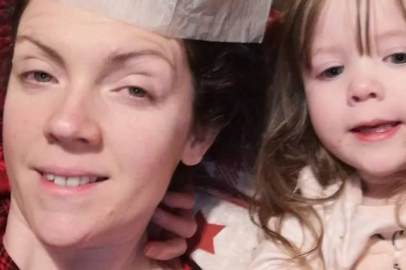 Jardine McMillan with her daughter after swapping Pregablin for medicinal cannabis