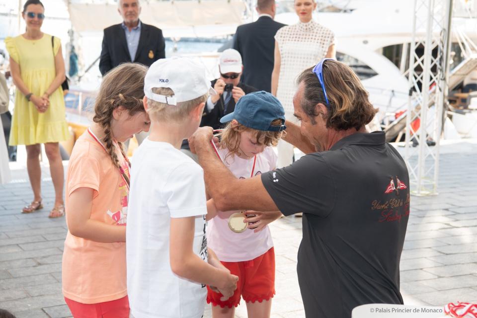 Princess Charlene and Prince Albert Pose with Twins as They Graduate from Water Safety Camp. Credit: Prince's Palace of Monaco