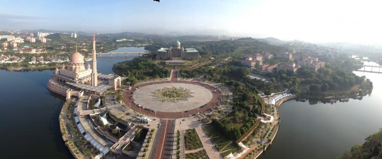 View from a hot air balloon ride in Malaysia via My Balloon Adventure. (Photo: My Balloon Adventure)